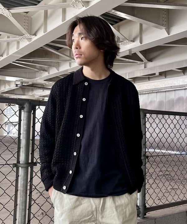 槙山 賢斗さんの「BEAMS WOMEN｜5ゲージ メッシュ ポロシャツ」を使ったコーディネート