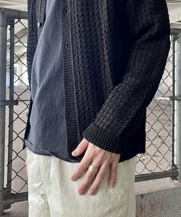 槙山 賢斗さんの「BEAMS WOMEN｜5ゲージ メッシュ ポロシャツ」を使ったコーディネート