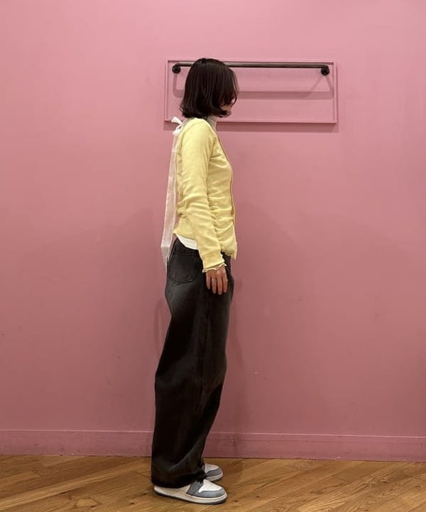 リズさんの「BEAMS WOMEN｜デニム バレル パンツ」を使ったコーディネート