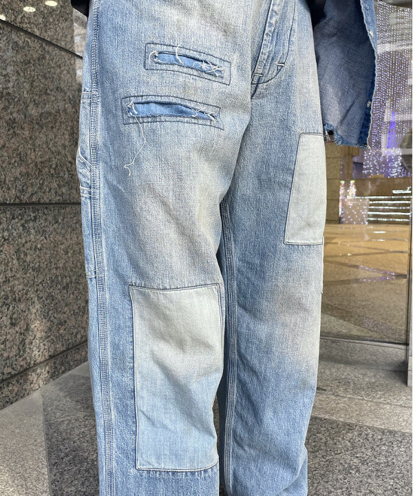 田中 里実さんの「BEAMS WOMEN｜【別注】Lee / ダメージ & リペア ウエスタン シャツ」を使ったコーディネート