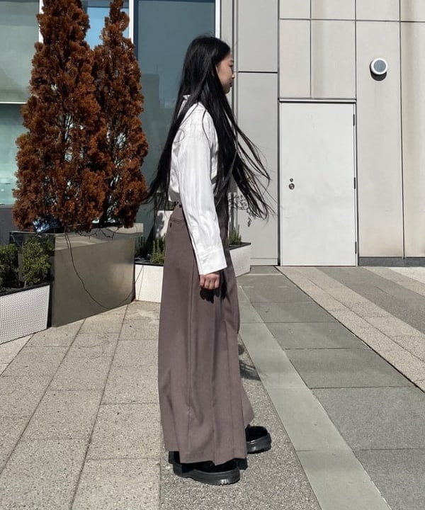 ayaさんの「BEAMS WOMEN｜RBS / カットオフ クロップド シャツ」を使ったコーディネート