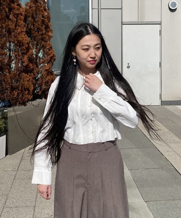 ayaさんの「BEAMS WOMEN｜RBS / カットオフ クロップド シャツ」を使ったコーディネート