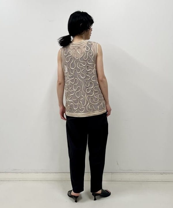 kigoさんの「BEAMS WOMEN｜RBS / テープ 刺繍 ジレ」を使ったコーディネート