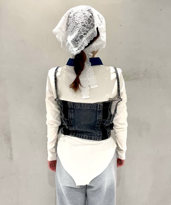 カタヤマ アヤさんの「BEAMS WOMEN｜【別注】PENNEY'S / ボディスーツ ヘンリーネック トップス」を使ったコーディネート