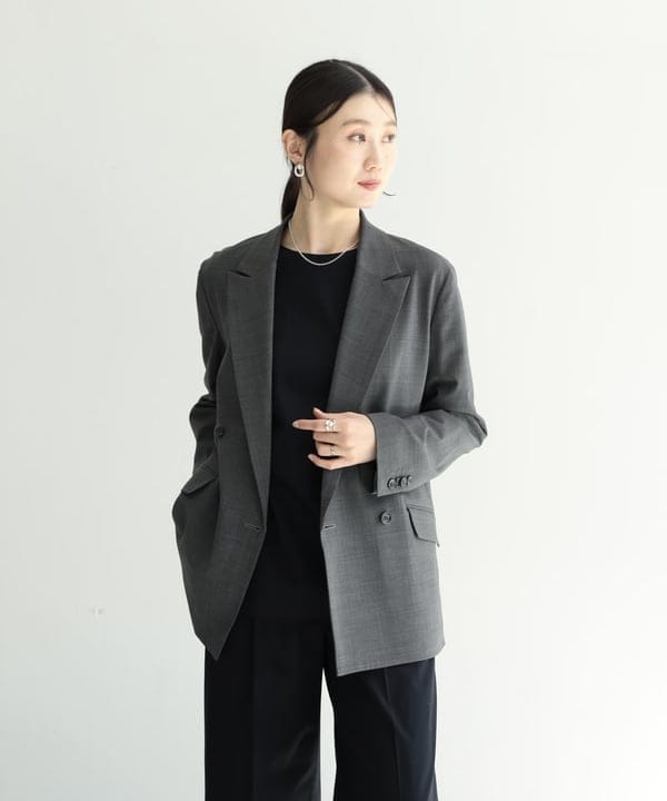 隈元 楓さんの「BEAMS WOMEN｜Oggi × Demi-Luxe BEAMS / ボクシー テーラードジャケット」を使ったコーディネート