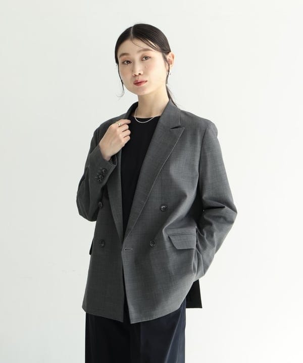隈元 楓さんの「BEAMS WOMEN｜Oggi × Demi-Luxe BEAMS / ボクシー テーラードジャケット」を使ったコーディネート
