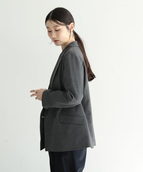 隈元 楓さんの「BEAMS WOMEN｜Oggi × Demi-Luxe BEAMS / ボクシー テーラードジャケット」を使ったコーディネート