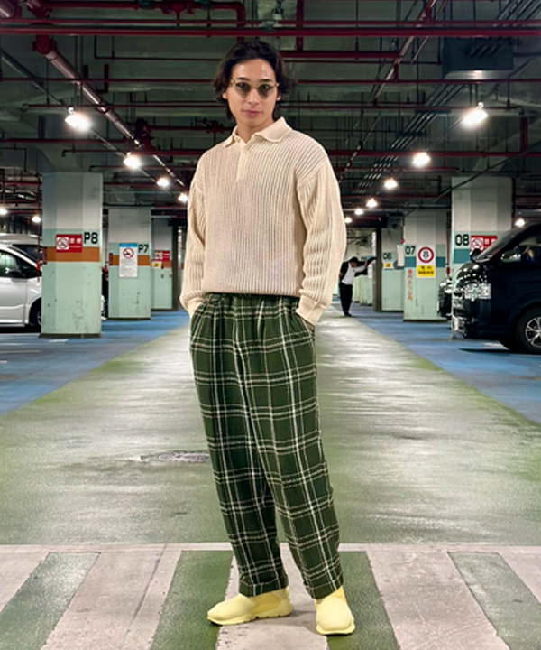 Kellyさんの「BEAMS WOMEN｜メッシュ ニット ポロシャツ」を使ったコーディネート