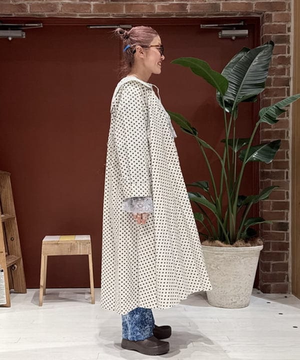 優意さんの「BEAMS WOMEN｜ヴィンテージ レース ブラウス」を使ったコーディネート