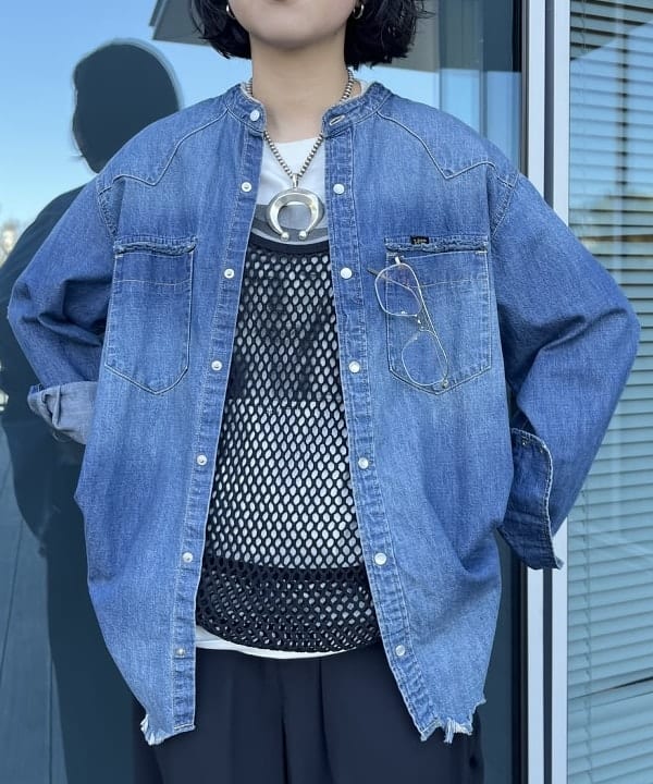 ミナミマリコさんの「BEAMS WOMEN｜ティアドロップ 眼鏡」を使ったコーディネート