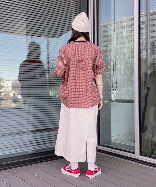 おのすさんの「BEAMS WOMEN｜【別注】Jackman / リンガー リブ Tシャツ 25SS」を使ったコーディネート