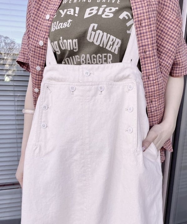 おのすさんの「BEAMS WOMEN｜【別注】Jackman / リンガー リブ Tシャツ 25SS」を使ったコーディネート