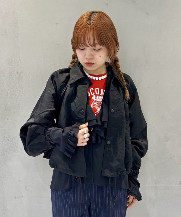 ナツハさんの「BEAMS WOMEN｜ナイロン コーチ ジャケット」を使ったコーディネート