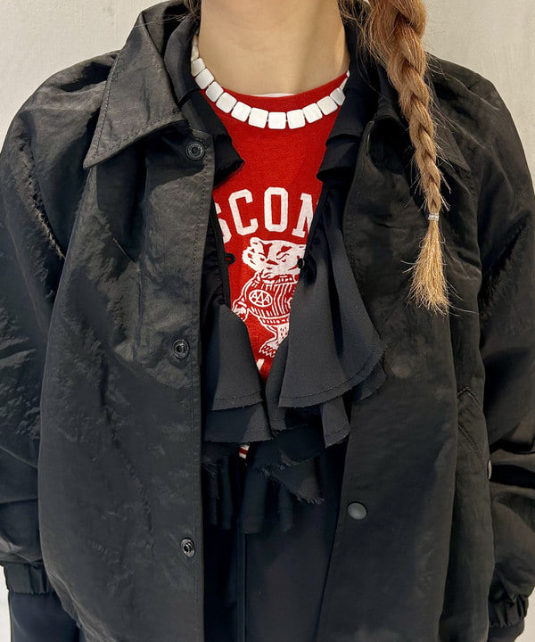 ナツハさんの「BEAMS WOMEN｜ナイロン コーチ ジャケット」を使ったコーディネート