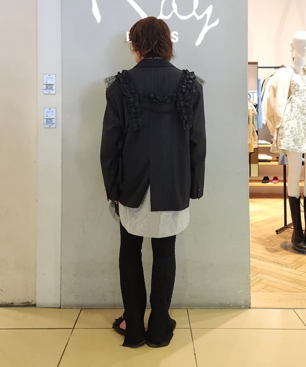 saori KATOさんの「BEAMS WOMEN｜4ボタン ダブル オーバーサイズ ジャケット」を使ったコーディネート