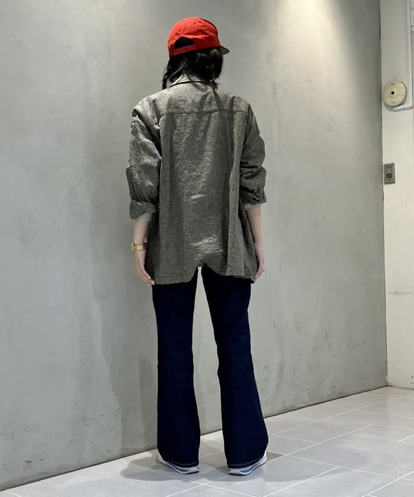 小原 もこさんの「BEAMS WOMEN｜ストライプ チェック ビッグ ジャケット」を使ったコーディネート