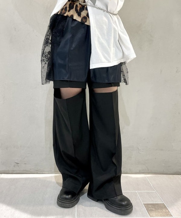 カタヤマ アヤさんの「BEAMS WOMEN｜シアー ギャザー ブルゾン」を使ったコーディネート