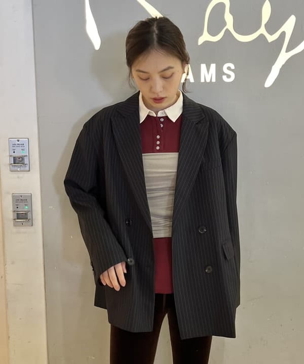 神坂 莉子さんの「BEAMS WOMEN｜【別注】PENNEY'S / ボディスーツ ヘンリーネック トップス」を使ったコーディネート