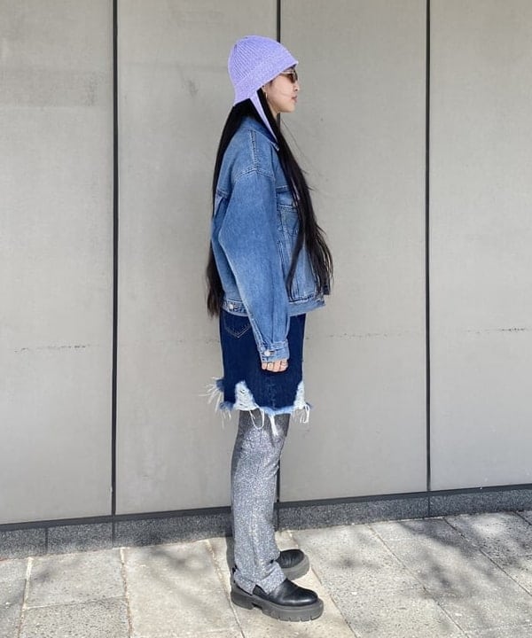 ayaさんの「BEAMS WOMEN｜RACAL / Knit Metro Hat」を使ったコーディネート