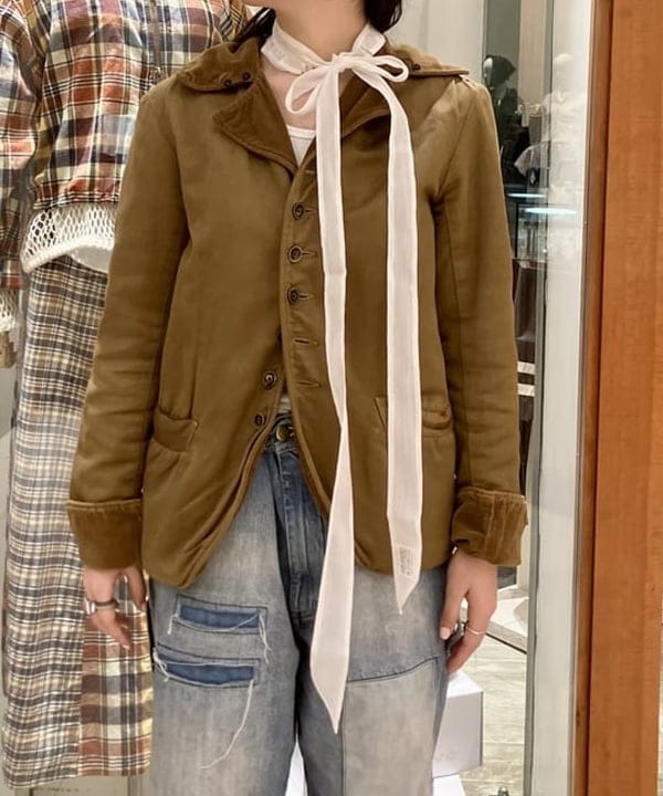 小原 もこさんの「BEAMS WOMEN｜maturely / デタッチ ボウタイ」を使ったコーディネート