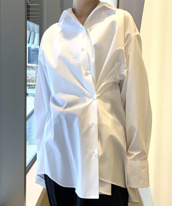 蒲原 捺美さんの「BEAMS WOMEN｜2WAY オーバーシャツ」を使ったコーディネート