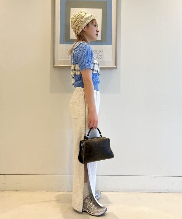 ナカノ アイさんの「BEAMS WOMEN｜ケーブル クルーネック ニット」を使ったコーディネート