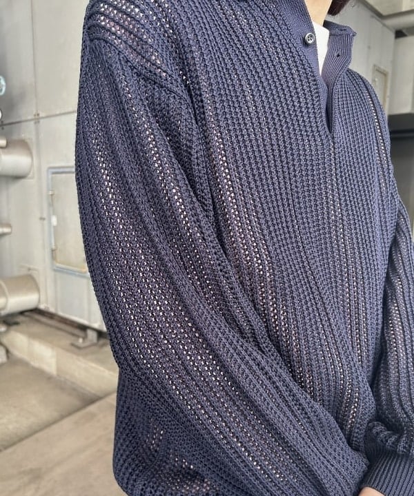 タマイユウトさんの「BEAMS WOMEN｜メッシュ ニット ポロシャツ」を使ったコーディネート