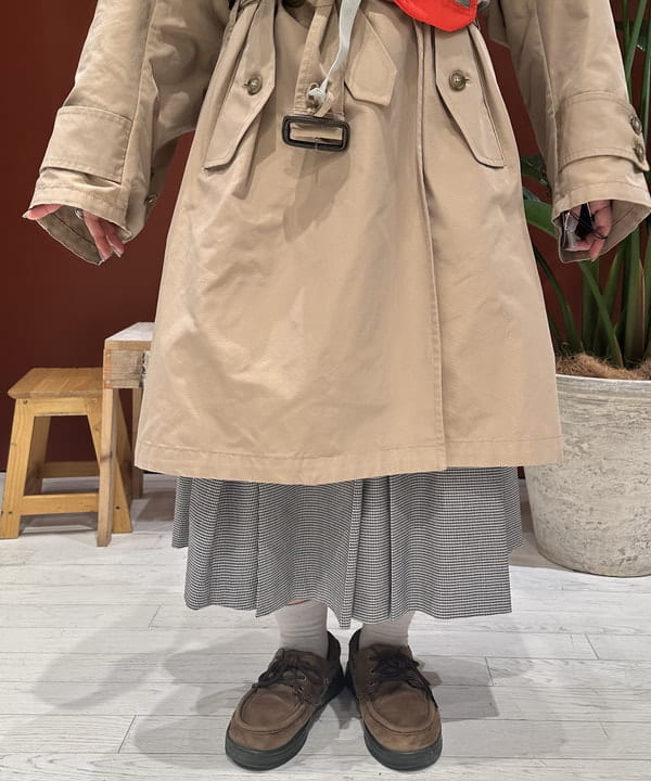 竹村 澄玲さんの「BEAMS WOMEN｜maturely / メモリー トレンチ オーバーコート」を使ったコーディネート
