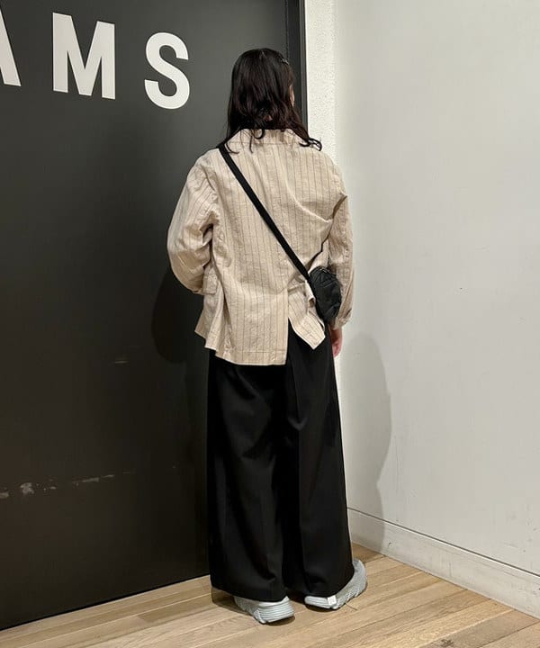 早川 萌子さんの「BEAMS WOMEN｜ピンストライプ ダブル ジャケット」を使ったコーディネート