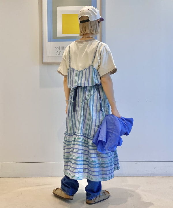 Kaoru Sakumaさんの「BEAMS WOMEN｜【別注】SCREEN STARS / レイヤード Tシャツ」を使ったコーディネート