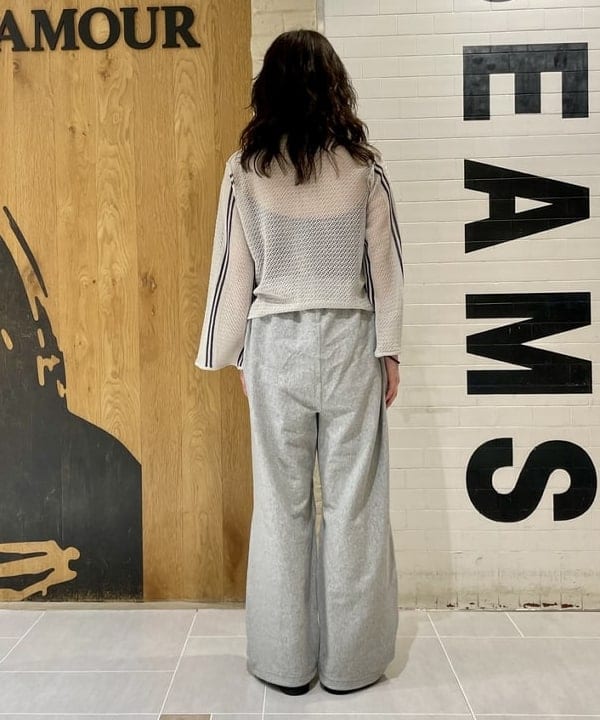 笠井 祐希さんの「BEAMS WOMEN｜maturely / オープン ワーク ストライプ カーディガン」を使ったコーディネート