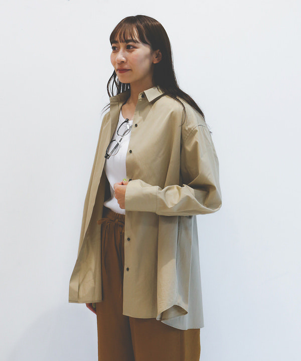 cammyさんの「BEAMS WOMEN｜2WAY オーバーシャツ」を使ったコーディネート