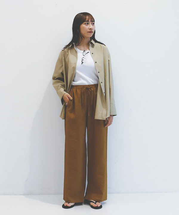 cammyさんの「BEAMS WOMEN｜2WAY オーバーシャツ」を使ったコーディネート