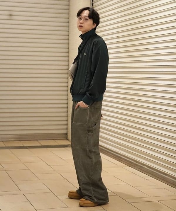 SUDOさんの「BEAMS WOMEN｜【別注】LACOSTE / サテンジャケット」を使ったコーディネート