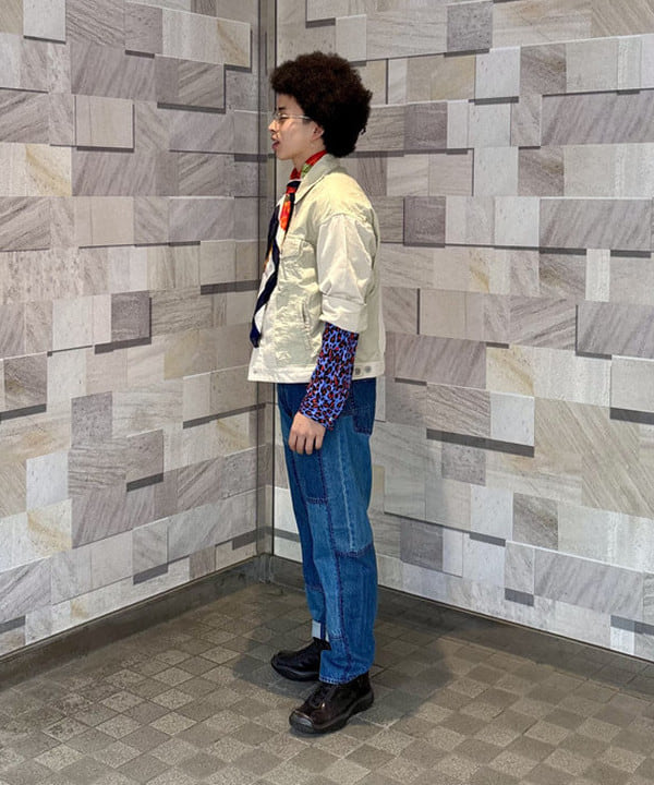 アキヤマさんの「クレイジー トラッカージャケット」を使ったコーディネート