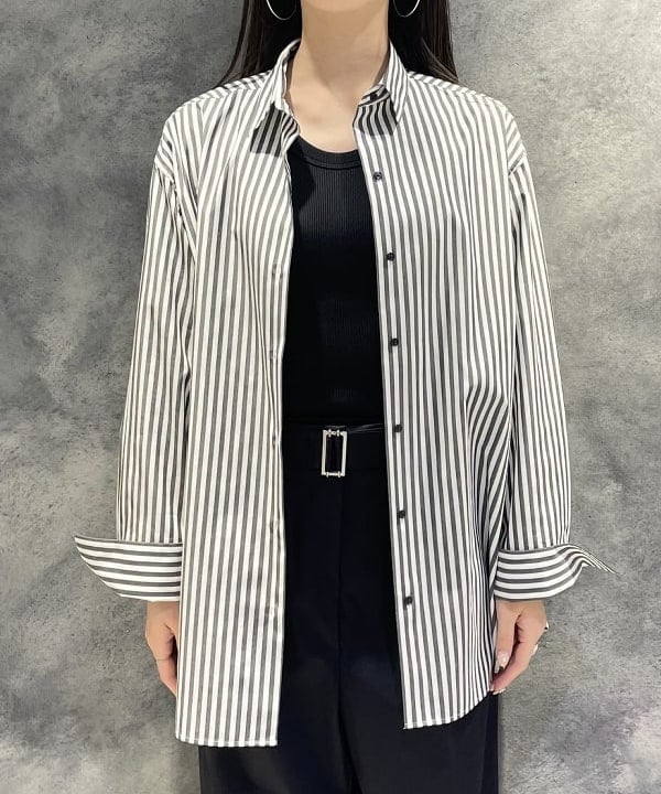 高木 菜央さんの「BEAMS WOMEN｜丸胴 テレコ タンクトップ」を使ったコーディネート