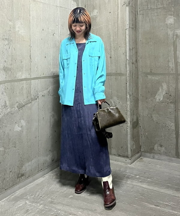 前田 優衣さんの「BEAMS WOMEN｜STYLE EYES / BOWLING L/S SHIRTS」を使ったコーディネート