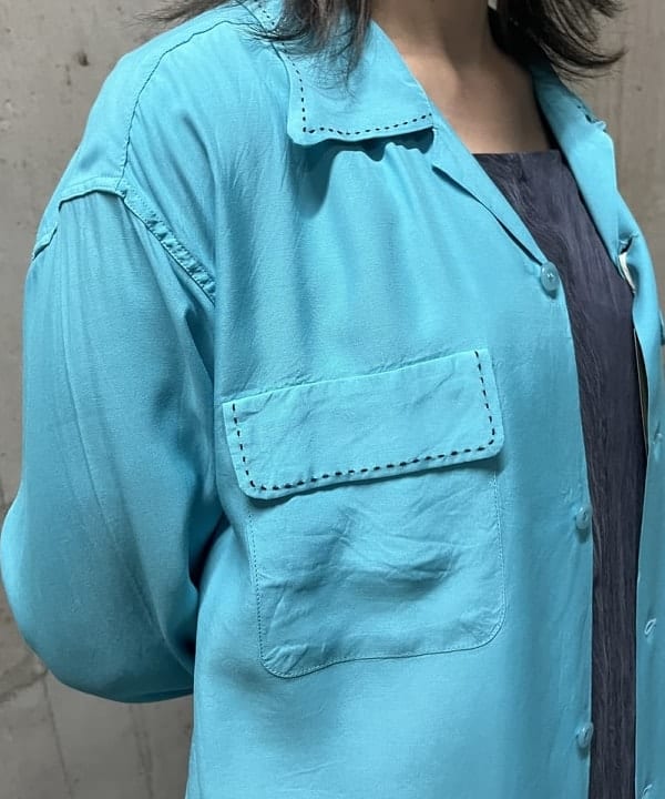 前田 優衣さんの「BEAMS WOMEN｜STYLE EYES / BOWLING L/S SHIRTS」を使ったコーディネート
