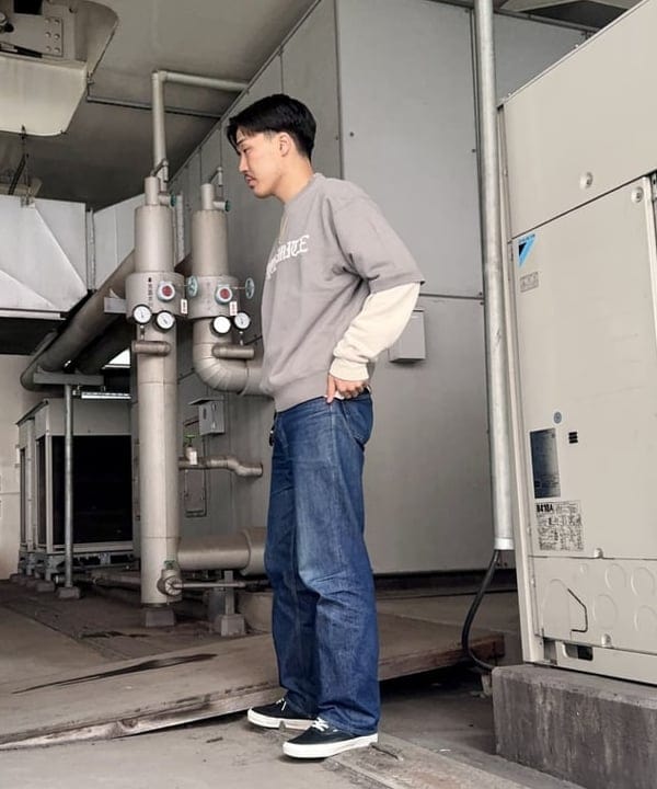 川崎 駿希さんの「BEAMS WOMEN｜オーバーダイ プリント ハーフスリーブスウェット」を使ったコーディネート