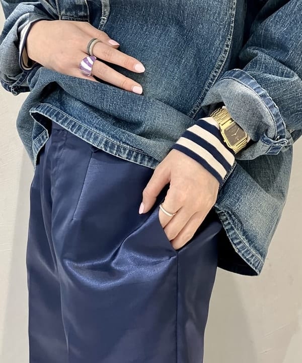 小原 もこさんの「BEAMS WOMEN｜がま口 バッグ」を使ったコーディネート