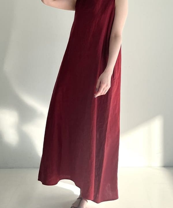 隈元 楓さんの「BEAMS WOMEN｜リネン 2WAY ワンピース .M」を使ったコーディネート