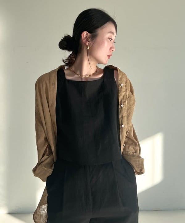 隈元 楓さんの「BEAMS WOMEN｜ビーチサイド シャツ .M」を使ったコーディネート