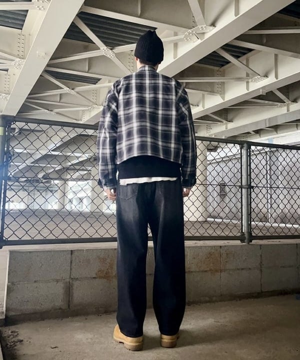 高遠 恒巳さんの「BEAMS WOMEN｜ショート チェック ブルゾン」を使ったコーディネート