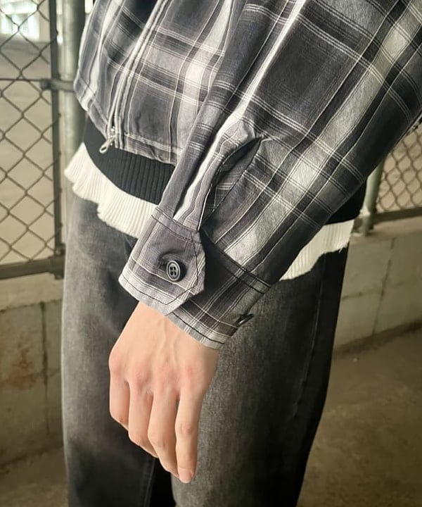 高遠 恒巳さんの「BEAMS WOMEN｜ショート チェック ブルゾン」を使ったコーディネート