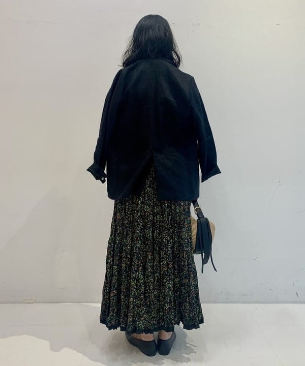 松元 晴佳さんの「BEAMS WOMEN｜ダブルブレスト リネン ジャケット」を使ったコーディネート