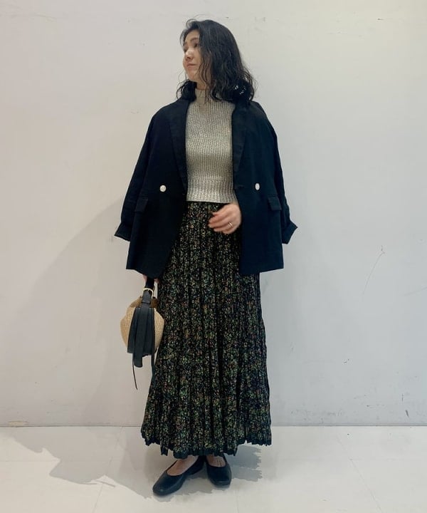 松元 晴佳さんの「BEAMS WOMEN｜ダブルブレスト リネン ジャケット」を使ったコーディネート