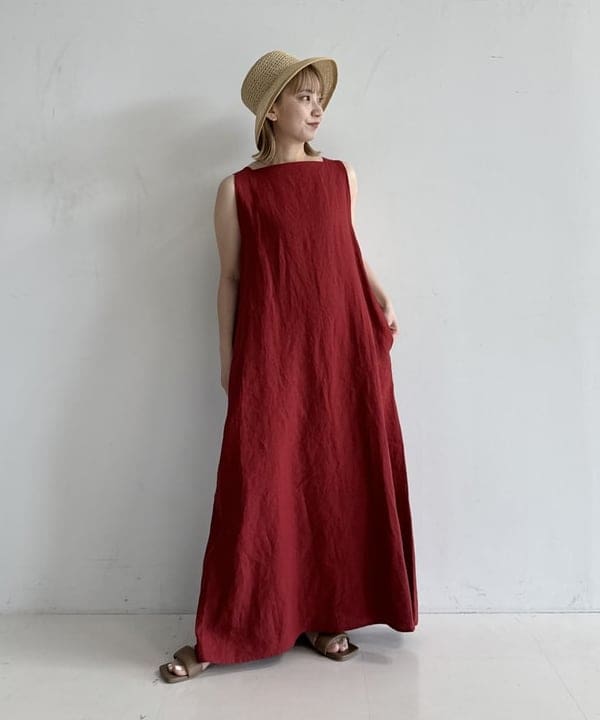 Ito_ririkaさんの「BEAMS WOMEN｜リネン 2WAY ワンピース .M」を使ったコーディネート