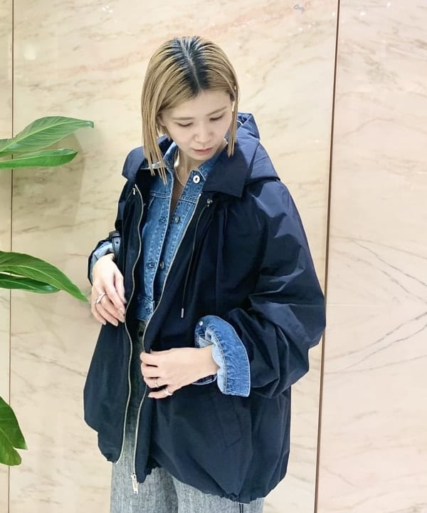 AONO SHIKAMAさんの「BEAMS WOMEN｜【別注】upper hights / THE SHORT デニムジャケット」を使ったコーディネート