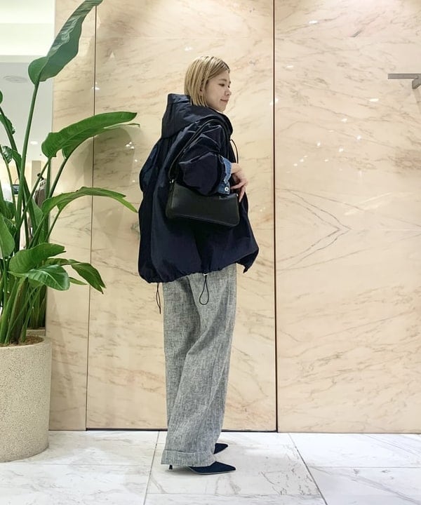 AONO SHIKAMAさんの「BEAMS WOMEN｜【別注】upper hights / THE SHORT デニムジャケット」を使ったコーディネート