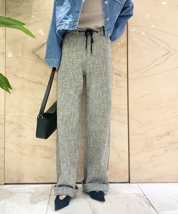 AONO SHIKAMAさんの「BEAMS WOMEN｜【別注】upper hights / THE SHORT デニムジャケット」を使ったコーディネート